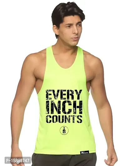 Anax Aesthetics Dry-Tuff Performance Every Inch Counts Gym Wear, Sleeveless Gym Stringer, Men's Vest, Gym Vest, Tank Top, Sando Vest