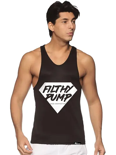 Anax Aesthetics Dry-Tuff Performance Filthy Pump Gym Wear, Sleeveless Gym Stringer, Men's Vest, Gym Vest, Tank Top, Sando Vest