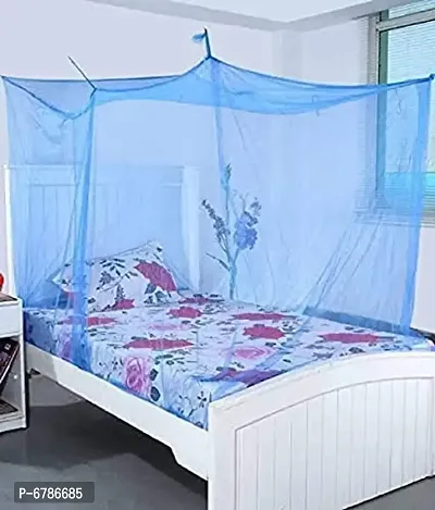 7*7 BLUE MOSQUITO NET FOR DOUBLE BED-thumb0