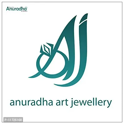 Anuradha Art Gold Finish Studded with White Stones and Golden String Traditional Hath-Phool/Hand Bracelets/Hand Kada for Women/Girls-thumb3