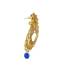 Anuradha Art Blue Colour Designer Traditional Combo Mang Tikka with Mang Tikka for Women-thumb4