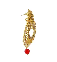 Anuradha Art Red Colour Designer Traditional Combo Mang Tikka with Mang Tikka for Women-thumb4