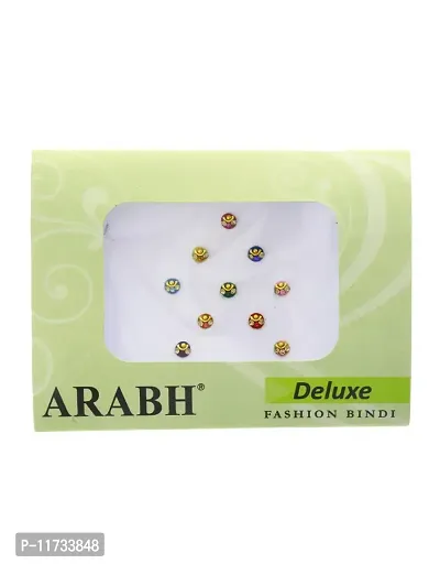 Anuradha Art Multi Colour Fancy Bindis Set|Stone Bindis Packets For Women|Designer Forehead Bindis