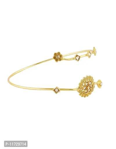 Anuradha Art Very Classy Gold Finish Bajuband for Girls/Women-thumb3