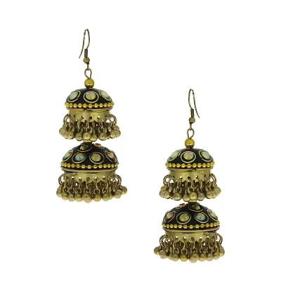 Anuradha Art Finish Tribal Earrings for Women Navratri Earrings