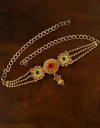 Anuradha Art Fancy Multi-Colour Golden Bajunad for women-thumb2