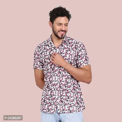 Latest Party Wear Printed Shirt For Men-thumb0