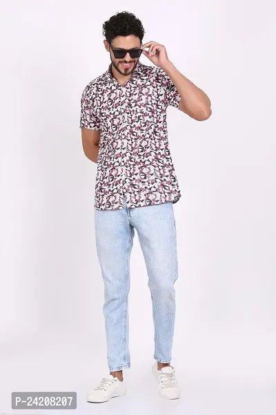 Latest Party Wear Printed Shirt For Men-thumb2