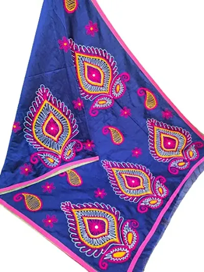 Women's Floral Printed Traditional Cotton Silk New Design Saree.