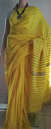 Must Have Khadi Cotton Saree with Blouse piece 