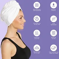 New Microfiber Hair Towel Wrap for Women and Men-thumb2