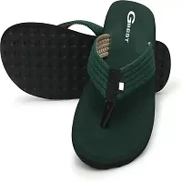 G BEST Slippers And Flip Flops For Men (GREEN, YELLOW, numeric_6)-thumb1