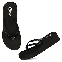 G BEST Combo Soft Comfortable Slippers & Flip-Flops for Women (BLACK, SILVER, numeric_7)-thumb3