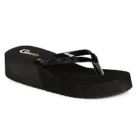 G BEST Combo Soft Comfortable Slippers & Flip-Flops for Women (BLACK, BLUE1, numeric_6)-thumb1