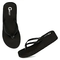 G BEST Combo Soft Comfortable Slippers & Flip-Flops for Women (BLACK, RED3, numeric_8)-thumb3