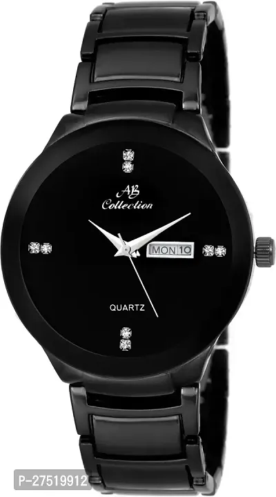 Elegant Royal Look Black Analog Watch For Men