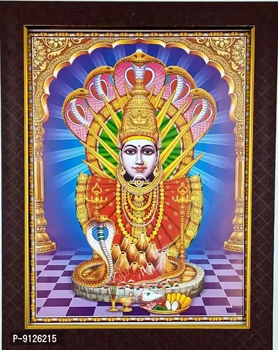 Renuka Yellamma Devi With Snake  Religious Photo Frame