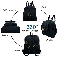 Classy Solid Backpacks  for Girls-thumb2