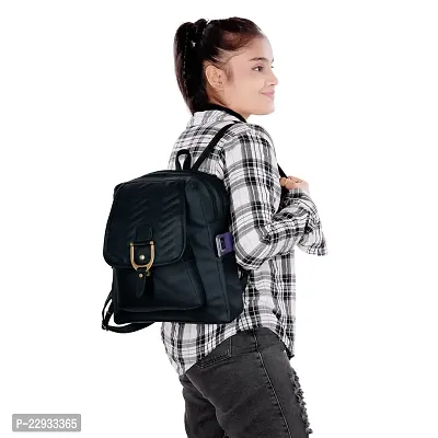 Classy Solid Backpacks  for Girls-thumb2