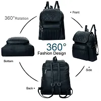 Classy Solid Backpacks  for Girls-thumb3