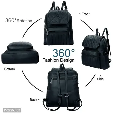 Classy Solid Backpacks  for Girls-thumb4