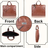 Classy Solid Messenger/Laptop Bags for Men-thumb2