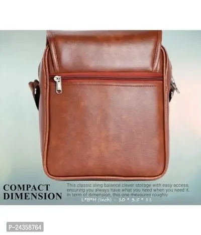 Classic Solid Messenger Bag for Unisex-thumb5