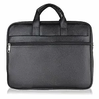 Stay stylish and organized on the go with the PU Leather Messenger Laptop Bag-thumb1
