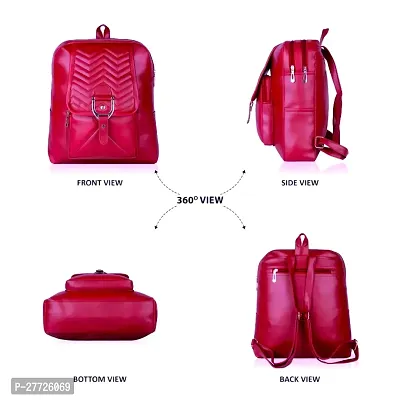 Red Backpack For Girl And Women-thumb3