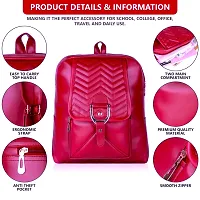 Red Backpack For Girl And Women-thumb4