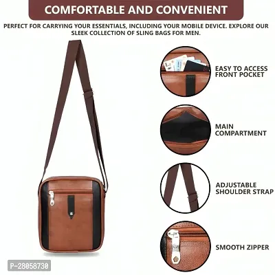 Classic Solid Messenger Bag for Unisex-thumb3