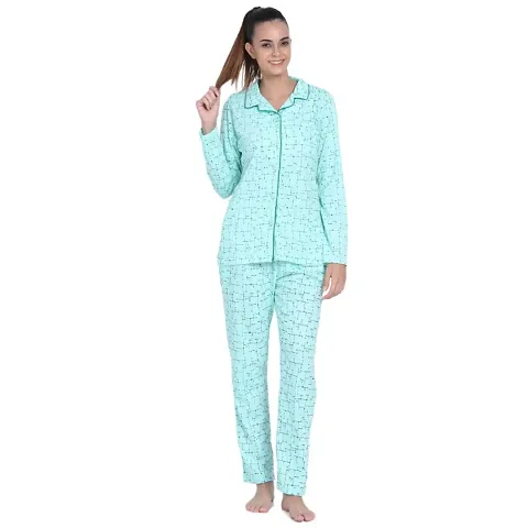 Comfy Cotton Printed Nightsuit for Women