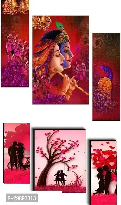 Wall Paintings for Home Decoration Set of 6