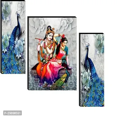 Wall Decoration Paintings for Home Decoration Paintings for Living Room Set of 3-thumb0