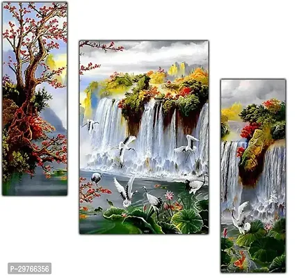 Set Of 3 Natural Art Beautiful Painting-thumb0