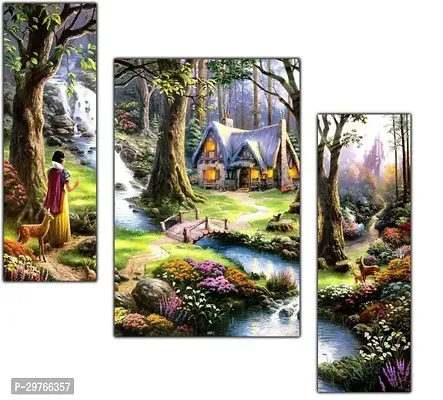 Set Of 3 Natural Art Beautiful Painting-thumb0