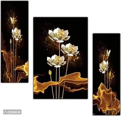 Painting for Wall Decoration Paintings for Home Decoration Paintings for Living Room Set of 3-thumb0