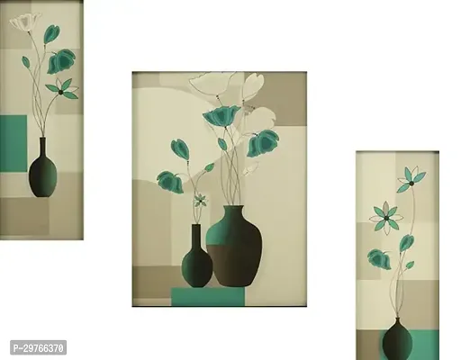 Flower Pot Wall Painting set of 3-thumb0