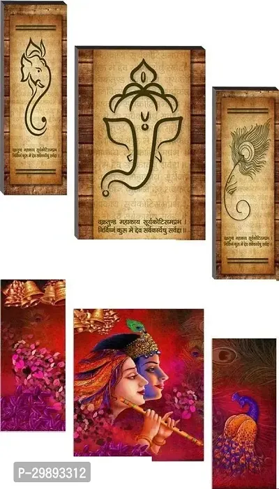 Wall Paintings for Home Decoration Set of 6