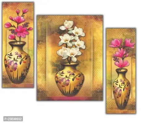 Wall Decoration Paintings for Home Decoration Paintings for Living Room Set of 3-thumb0