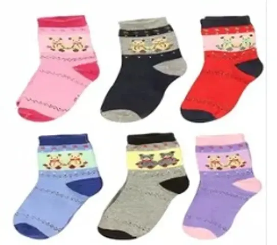 Stylish Blend Socks For Kids Pack Of