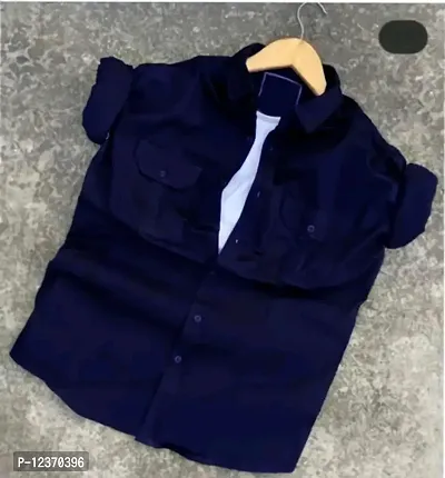 Stylish Cotton Double Pocket Shirts For Men Cargo Shirts