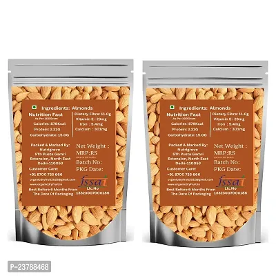 Nutrigrove California Almond Pack Of 2 Each 100 Gram Pack-thumb2