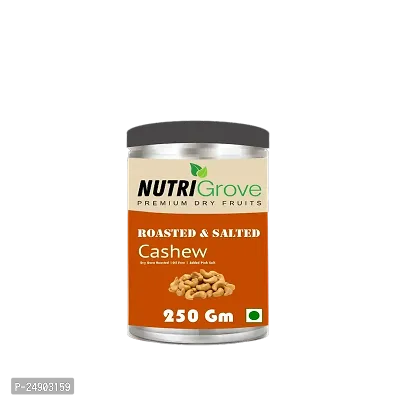 NutriGrove Roasted  Salted Cashew 250 Gram-thumb0