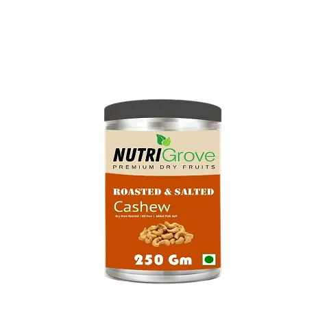 NutriGrove Roasted  Salted Cashew 250 Gram