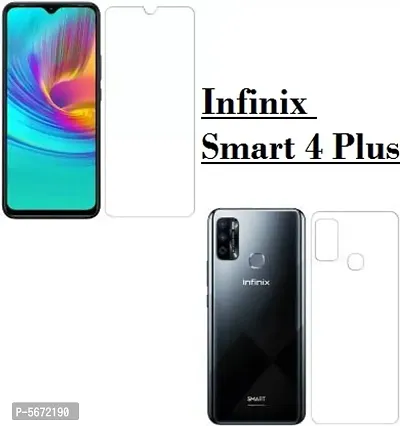 Nawab Collection Front and Back Screen Guard For Infinix Smart 4 Plus