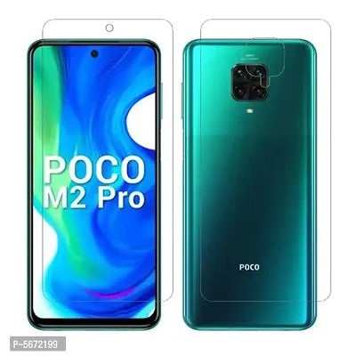 Nawab Collection Front and Back Screen Guard For Poco M 2 Pro