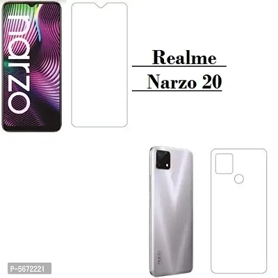 Nawab Collection Front and Back Screen Guard For Realme Narzo 20