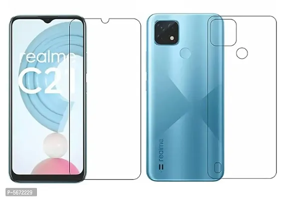 Nawab Collection Front and Back Screen Guard For Realme C21-thumb0