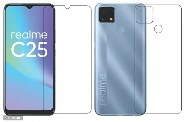 Nawab Collection Front and Back Screen Guard For Realme C 25-thumb0